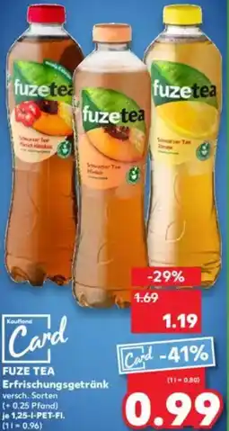 Kaufland FUZE TEA Erfrischungsgetränk Angebot