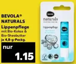 Kaufland BEVOLA NATURALS Lippenpflege Angebot