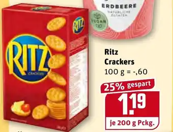 REWE Ritz Crackers 200g Angebot