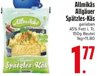 Edeka Allmikäs Allgäuer Spätzles-Käs Angebot