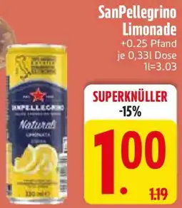 Edeka SanPellegrino Limonade Angebot