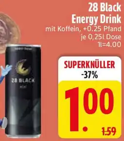 Edeka 28 Black Energy Drink Angebot