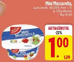 Edeka GUT & GÜNSTIG Mini Mozzarella Angebot