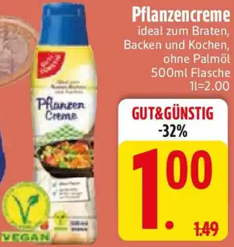 Edeka GUT & GÜNSTIG Pflanzencreme Angebot