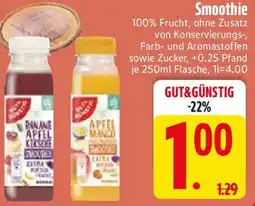 Edeka GUT & GÜNSTIG Smoothie Angebot