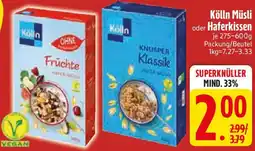 Edeka Kölln Müsli oder Haferkissen Angebot