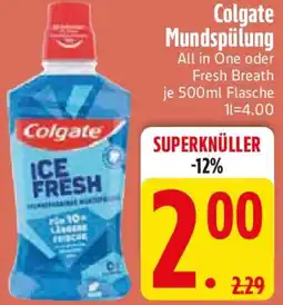 Edeka Colgate Mundspülung Angebot