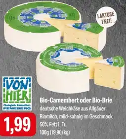 Feneberg VON HIER Bio-Camembert oder Bio-Brie Angebot