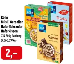 Feneberg Kölln Müsli, Cerealien Haferfleks oder Haferkissen Angebot