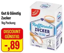 Feneberg Gut & Günstig Zucker Angebot