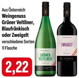 Feneberg Weingenuss Grüner Veltliner, Blaufränkisch oder Zweigelt Angebot