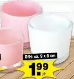 Krümet Sonderposten Glas Windlicht Angebot