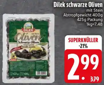 Edeka Dilek schwarze Oliven Angebot