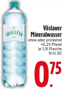 Edeka Vöslauer Mineralwasser Angebot