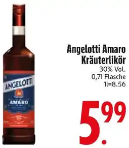 Edeka Angelotti Amaro Kräuterlikör Angebot