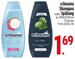 Edeka schauma Shampoo oder Spülung Angebot