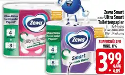 Edeka Zewa Smart oder Ultra Smart Toilettenpapier Angebot