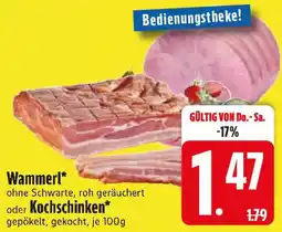 Edeka Wammerl oder Kochschinken Angebot