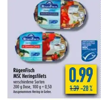 diska Rügenfisch MSC Heringsfilets Angebot