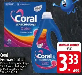 Edeka Coral Feinwaschmittel Angebot