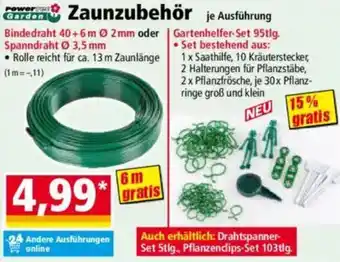 Norma Powertec Garden Zaunzubehör Angebot