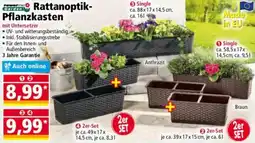 Norma Powertec Garden Rattanoptik Pflanzkasten Angebot