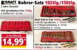 Norma KRAFT WERKZEUGE Bohrer-Satz 102tlg./150tlg. Angebot