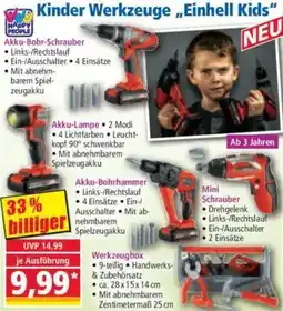 Norma HAPPY PEOPLE Kinder Werkzeuge ,,Einhell Kids" Angebot