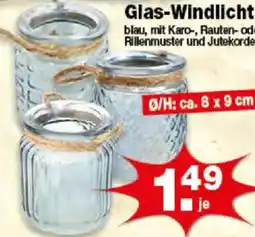 Krümet Sonderposten Glas-Windlicht Angebot