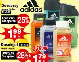 Krümet Sonderposten Adidas Duschgel Angebot