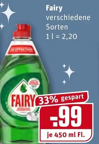 REWE Fairy 450ml Angebot