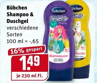 REWE Bübchen Shampoo & Duschgel  230ml Angebot