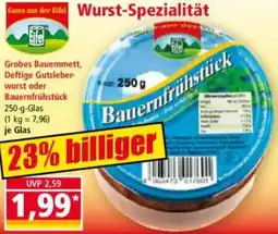 Norma Gutes aus der Eifel Wurst-Spezialität Angebot