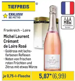 METRO Michel Laurent Crémant de Loire Rosé Angebot