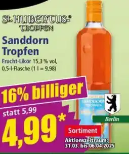 Norma St.HUBERTUS TROPFEN Sanddorn Tropfen Angebot