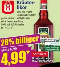 Norma Kräuterlikör Angebot