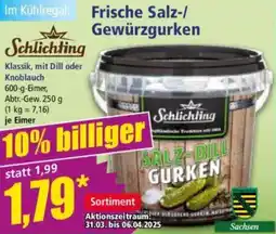 Norma Schlichting Frische Salz/ Gewürzgurken Angebot