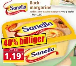 Norma Sanella Backmargarine Angebot