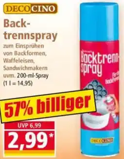 Norma DECOCINO Backtrennspray Angebot