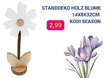 KODi Standdeko holz blume kodi season Angebot