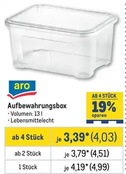 METRO aro Aufbewahrungsbox Angebot