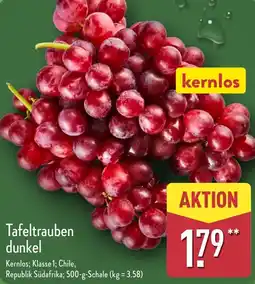 Aldi Nord Tafeltrauben dunkel Angebot