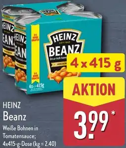 Aldi Nord HEINZ Beanz Angebot