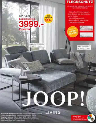 Möbelzentrum Pforzheim Joop! wohnlandschaft Angebot