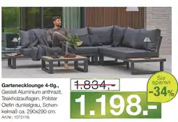 Möbel Inhofer Gartenecklounge 4-tlg Angebot