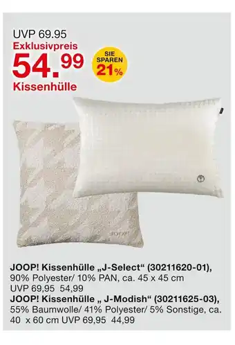 Möbelzentrum Pforzheim Joop! kissenhülle Angebot