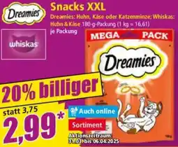 Norma Dreamies Snacks XXL Angebot