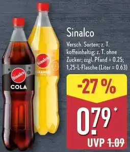 Aldi Nord Sinalco Angebot