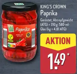 Aldi Nord KING'S CROWN Paprika Angebot