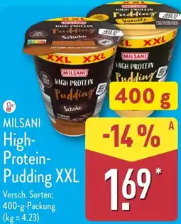 Aldi Nord MILSANI High Protein Pudding XXL Angebot